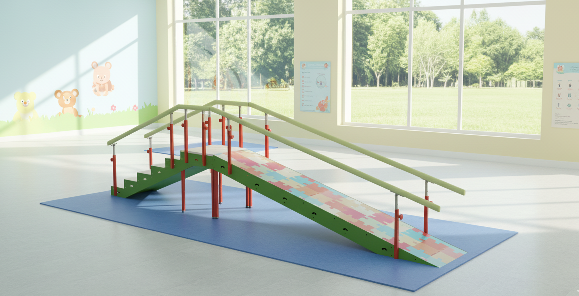 Escalera de rehabilitación infantil de 6 peldaños